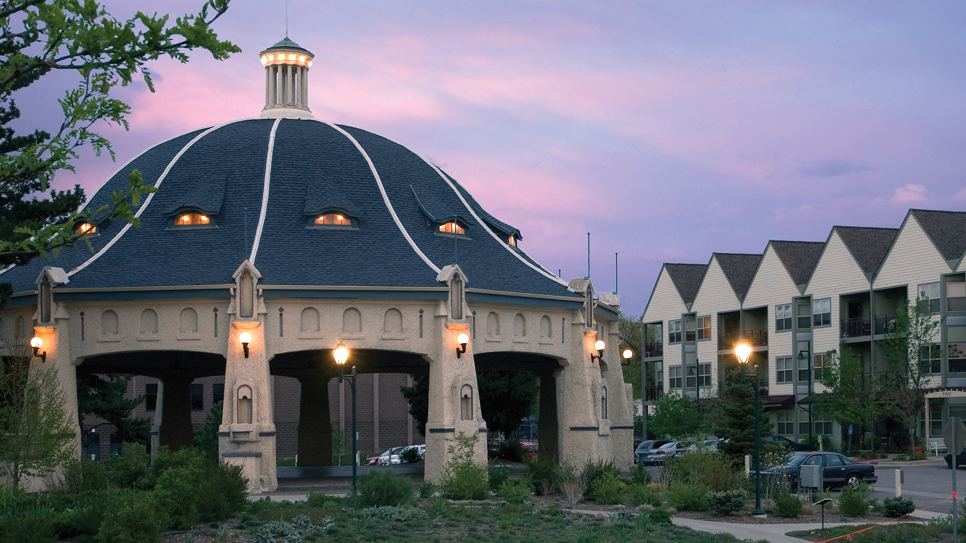 Cottage Hill Adjacent to Carousel Building Featuring Contemplative Labyrinth